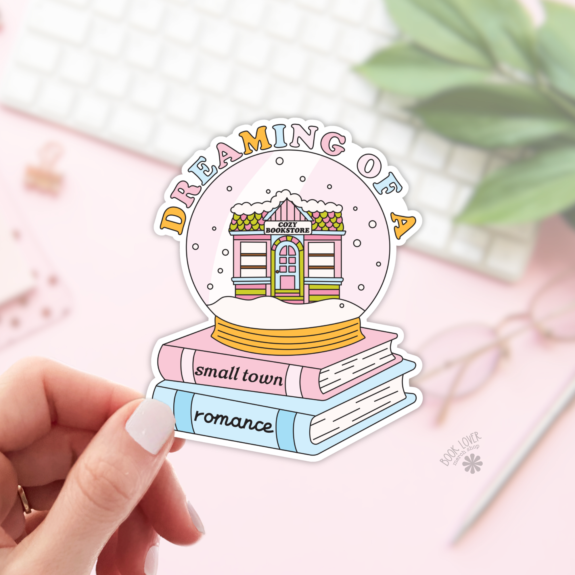 Dreaming of a Small Town Romance Stickers / Bookstore