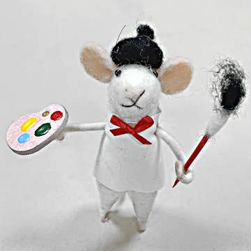 Felt Artist Mouse
