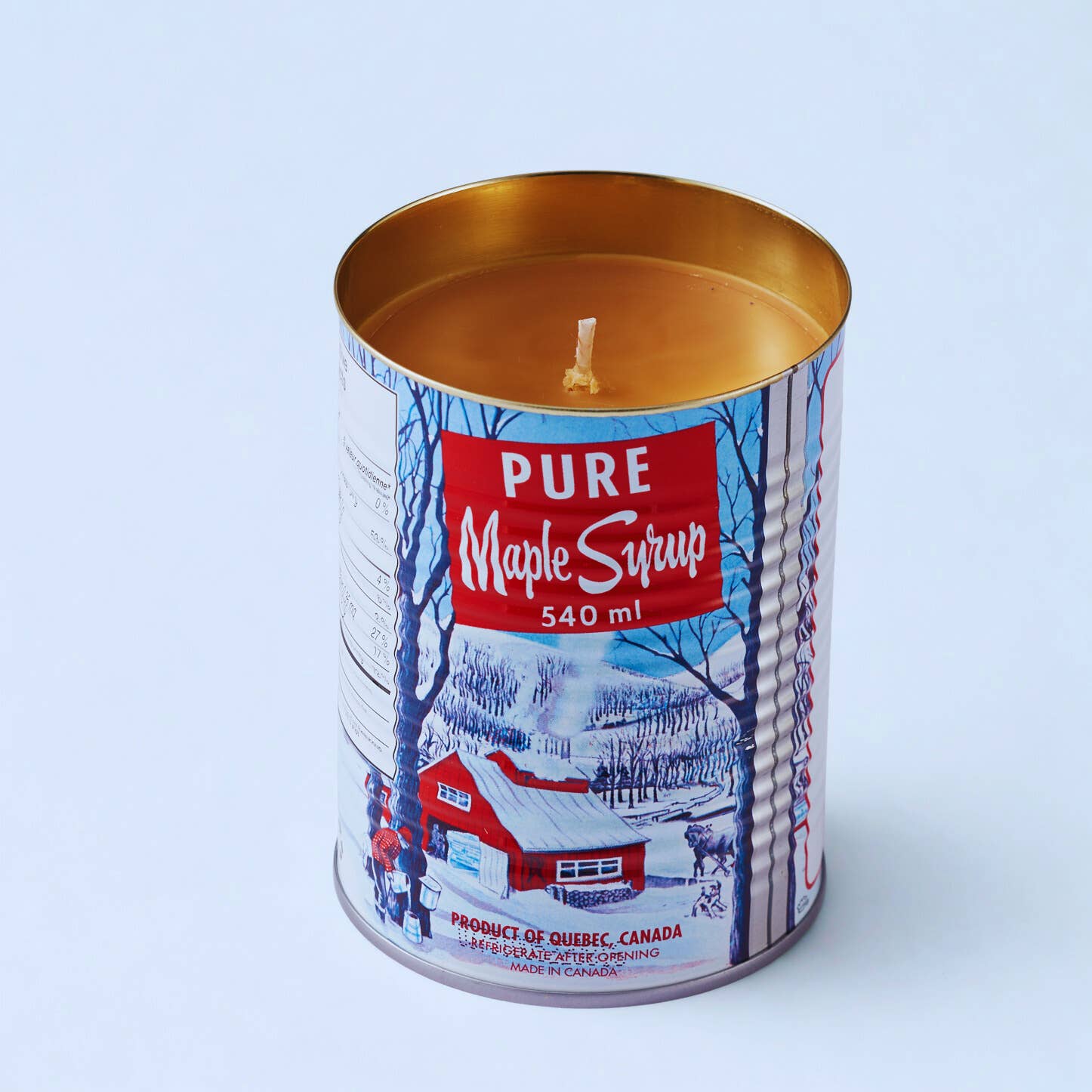 Maple Syrup Candle – 540 ml Iconic Tin Can (Cotton wick)
