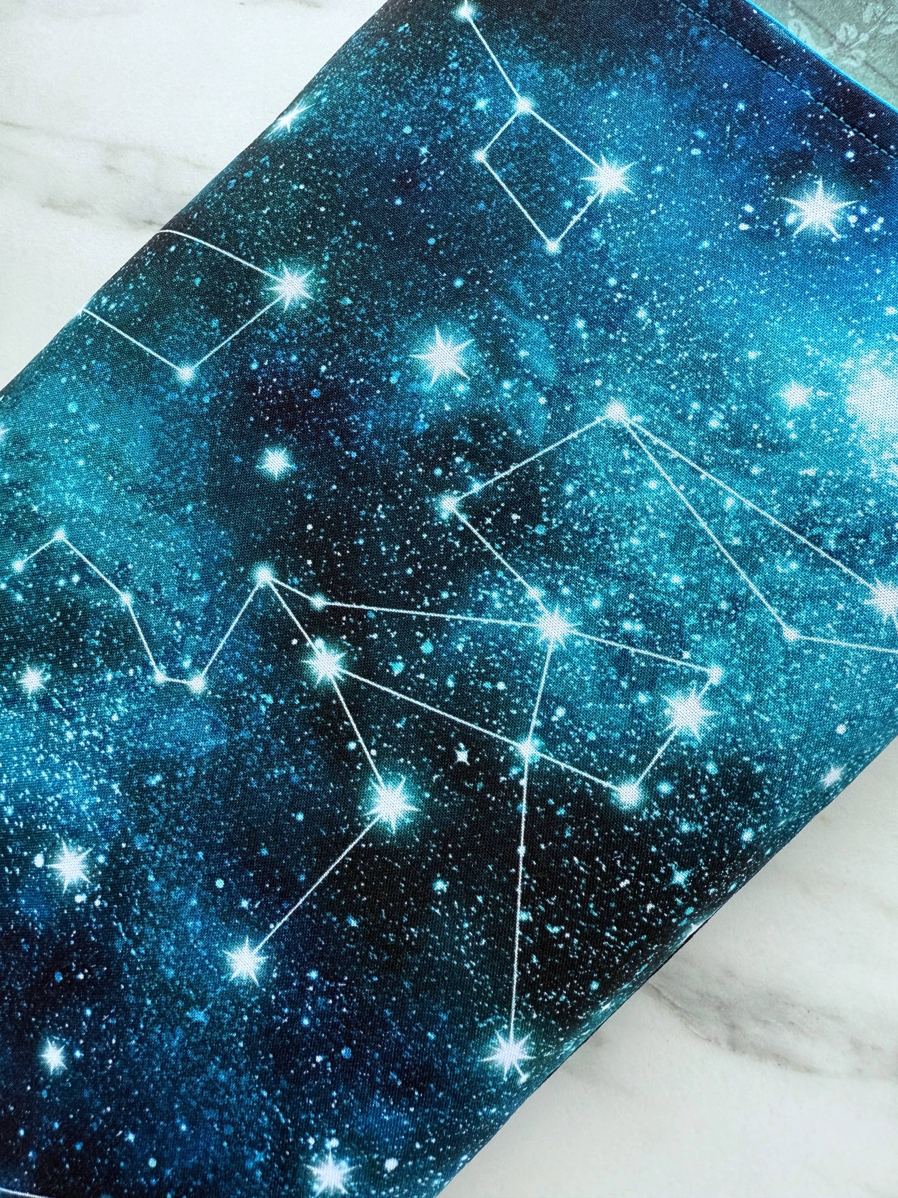 Constellations - padded book sleeve, book pouch