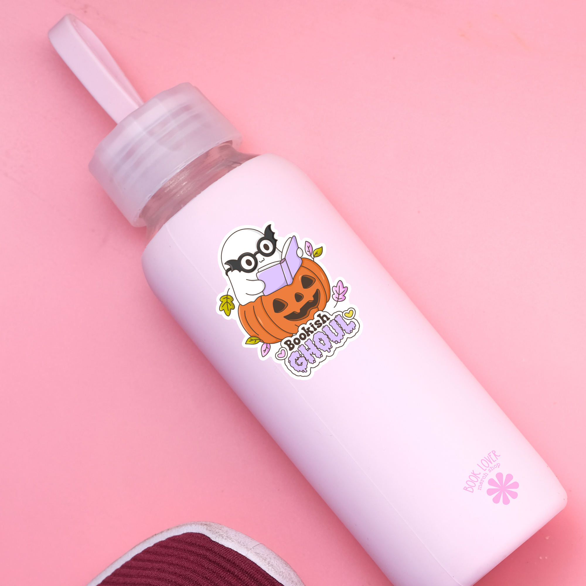 Bookish Ghoul Ghost Stickers / Halloween Bookish Stickers