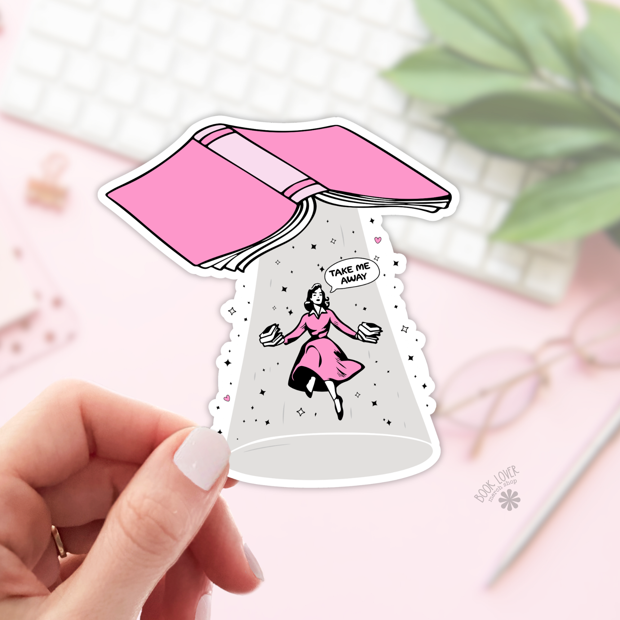 Take Me Away Stickers / Bookish Stickers / Book Lover Gift