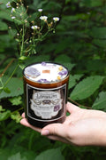 Lepidolite Crystal Candle | Lavender + Cocoa