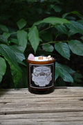 Rose Quartz Crystal Candle | Bergamot + Spun Sugar