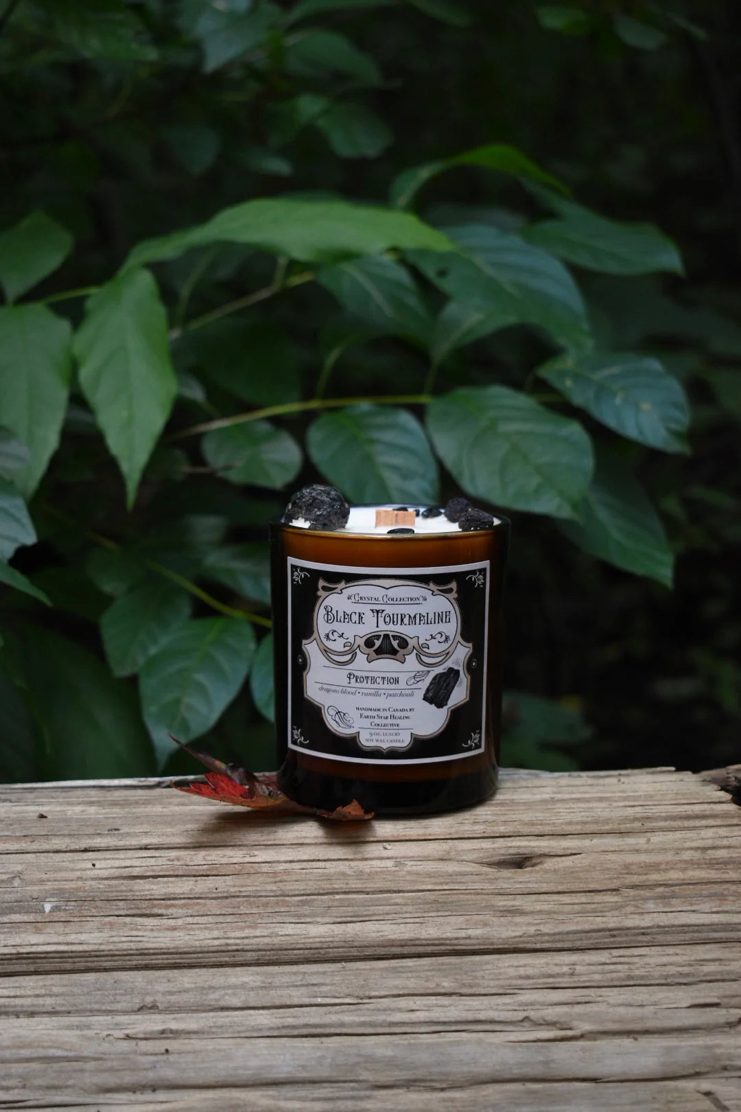 Black Tourmaline Candle | Cedarwood & Vanilla